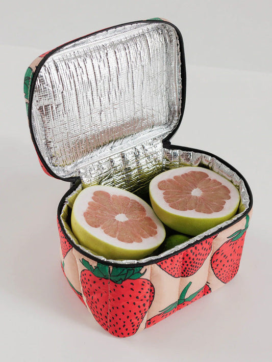 Puffy Lunch Bag: Strawberry