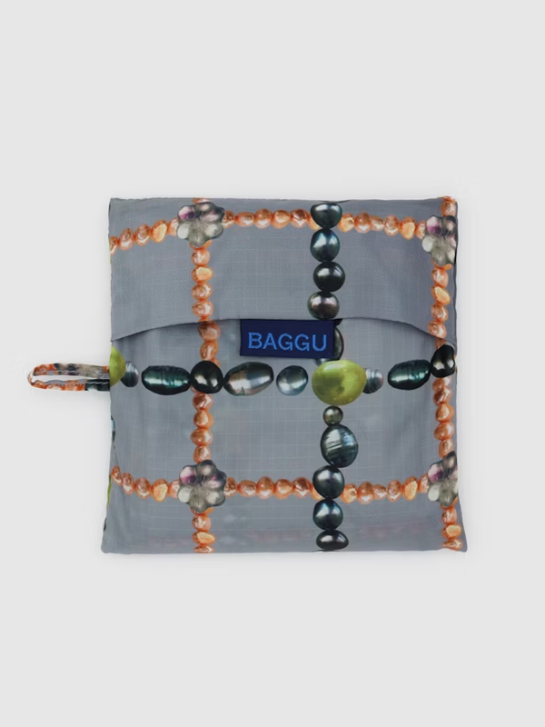 Big Baggu: Beaded Plaid