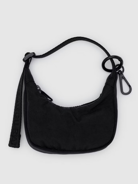 Crescent Bag Charm: Black