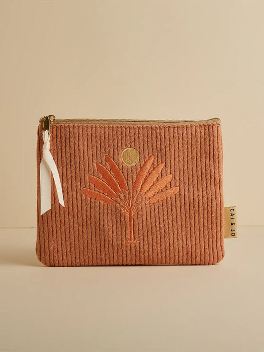 Corduroy Pouch: Dusty Pink