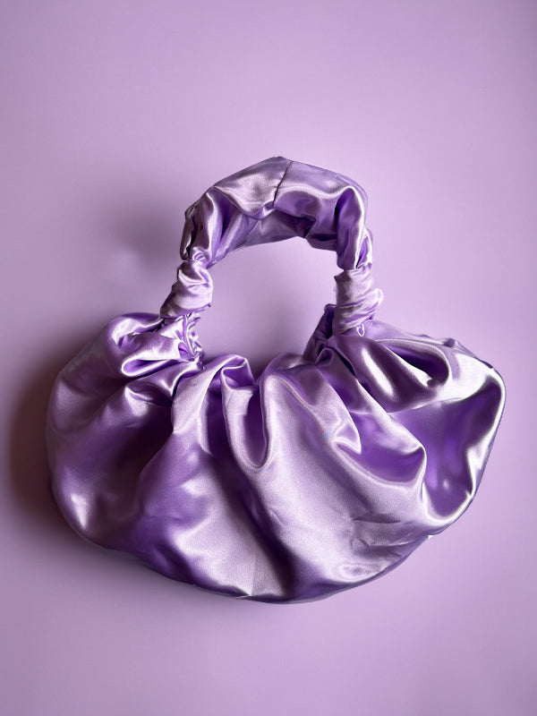 Knot Croissant Bag: Lilac (FINAL SALE)