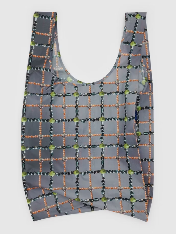 Big Baggu: Beaded Plaid