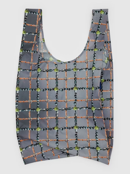 Big Baggu: Beaded Plaid